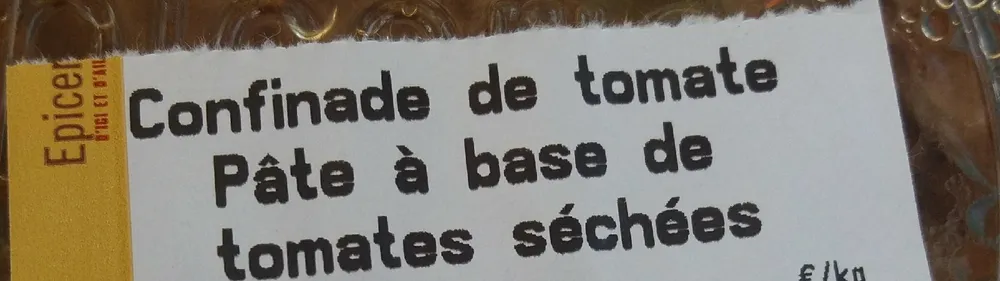 Cofinade de tomates à base de tomates séchées
