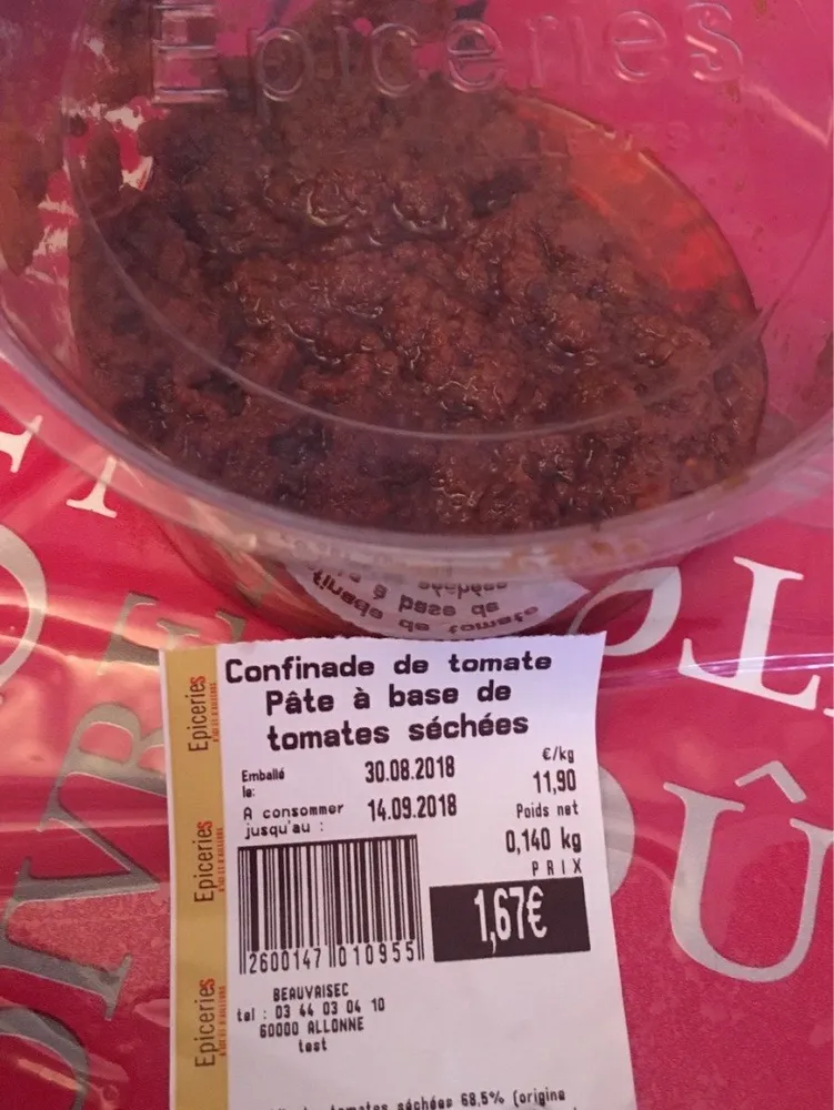 Confinade de tomate