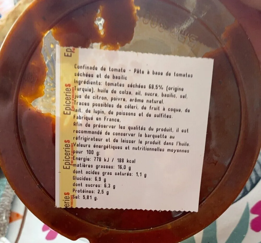 Confinade de tomates