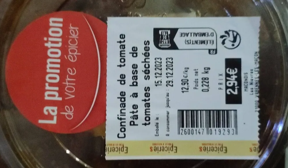 Confit de tomate