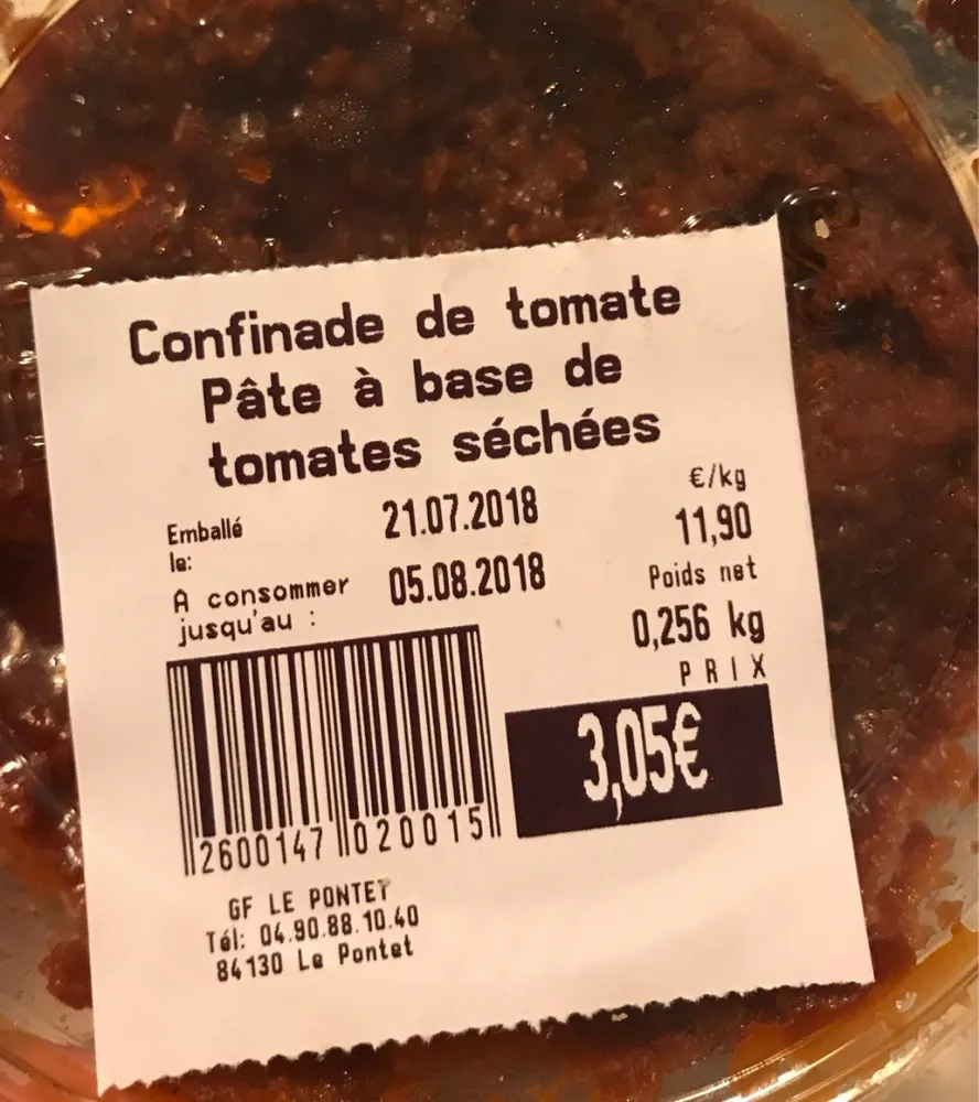 Confinade de tomate