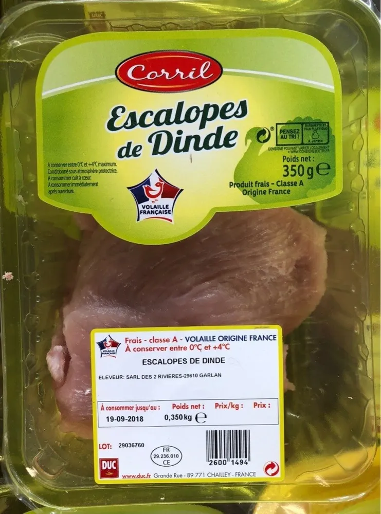Escalope de Dinde