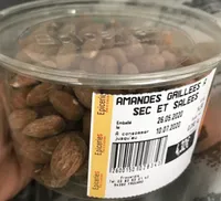 Amandes grilles salees
