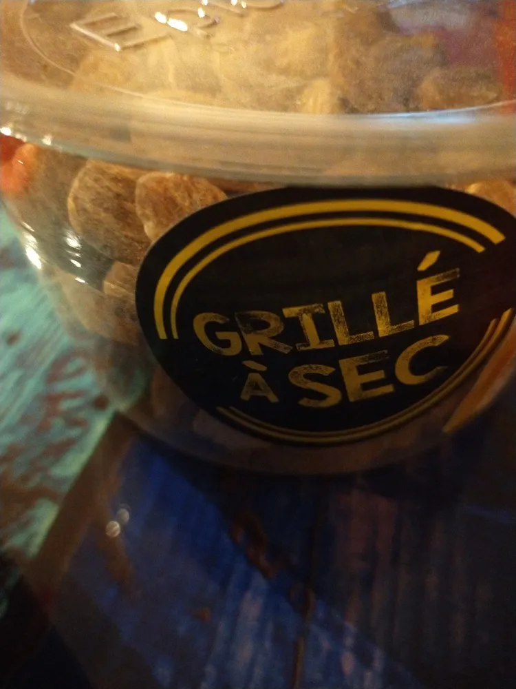 amandes grillées et salées