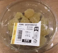 Poire deshydratee