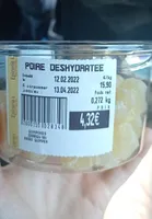 Poire déshydratée