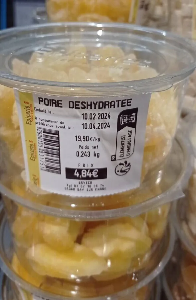 Poire déshydratée