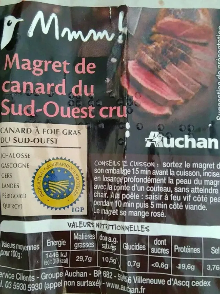 Magret de canard du sud-ouest