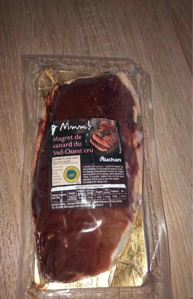 Magret du canard Sud-Ouesr cru