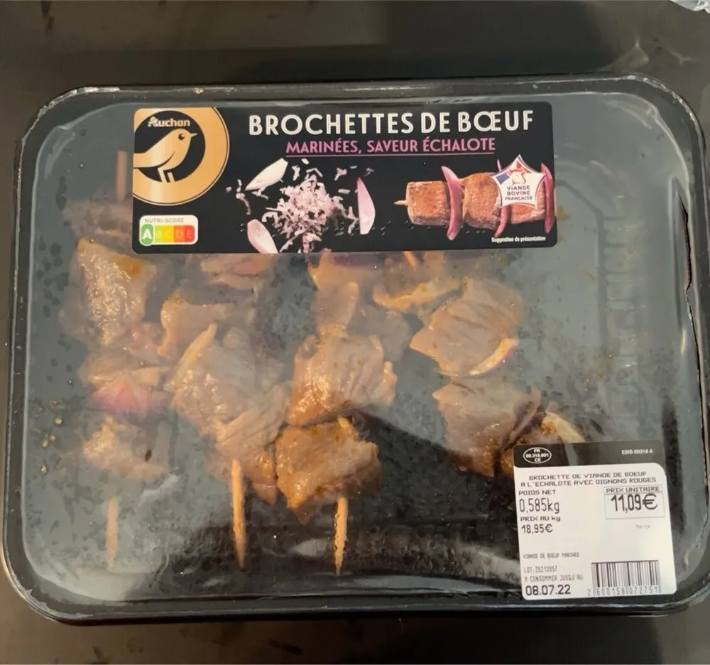 Brochette de boeuf