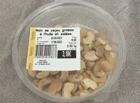 noix de cajou grillées a lhuile et salées