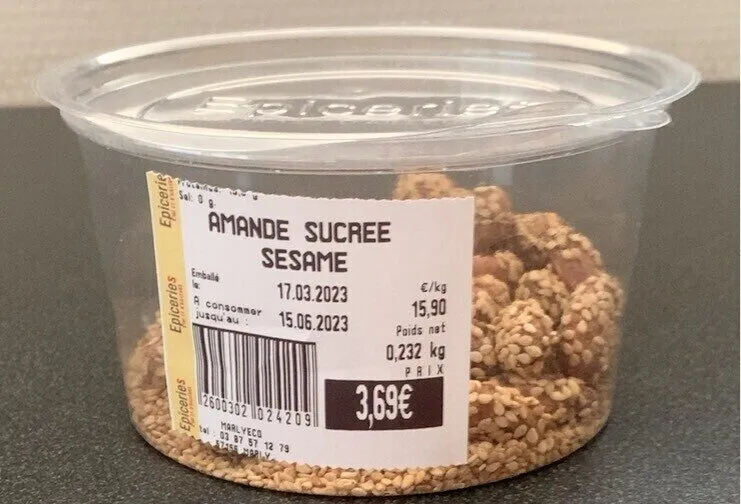 Amande sucrée sésame