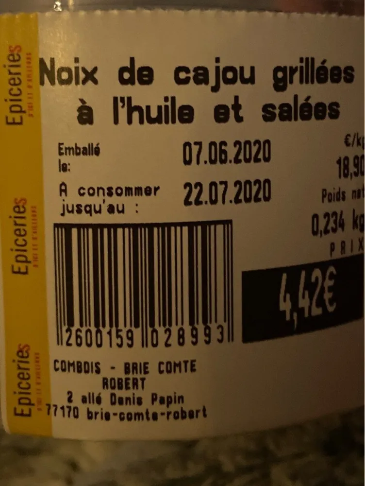 Noix de cajou