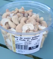 Noix de Cajou grillées à l'huile et salées
