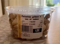 Pistaches grillées à sec et salées