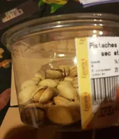 pistaches grillés à sec et salées