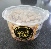 Pistaches grillées à sec et salées