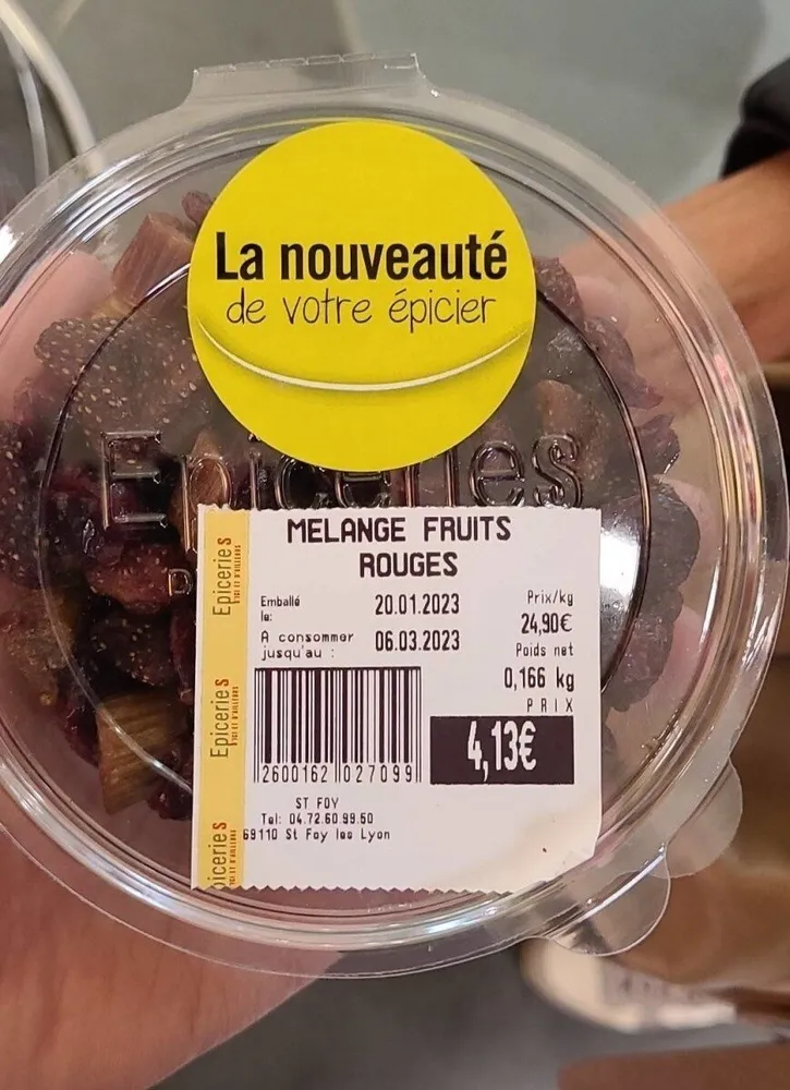 Mélange fruits rouges