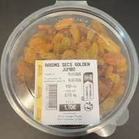 Raisins secs golden jumbo
