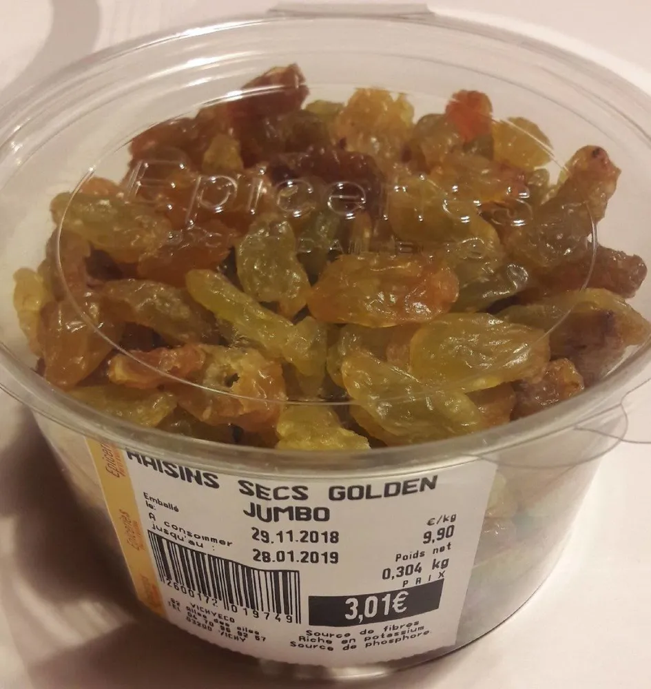 RAISINS SECS GOLDEN JUMBO