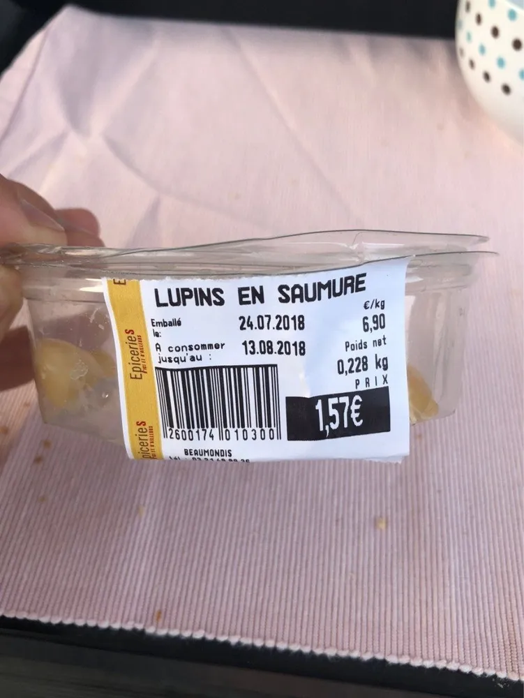 Lupins en saumure