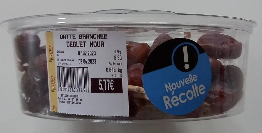 Datte Branchée Deglet Nour