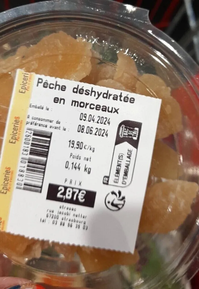 Pêche déshydratée