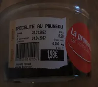 Spécialité de pruneau