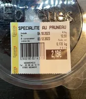Spécialité au Pruneau