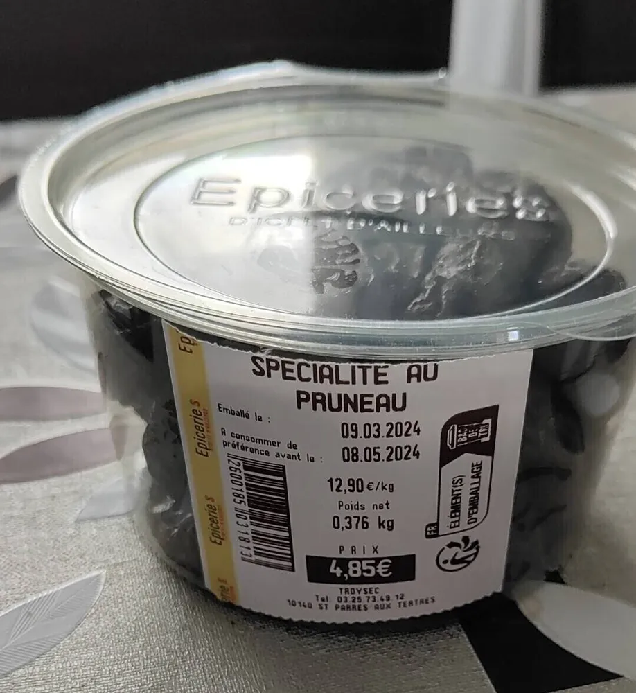 Spécialité au pruneau