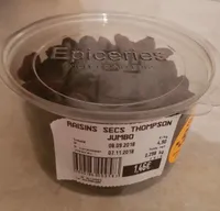Raisin secs Thompson jumbo