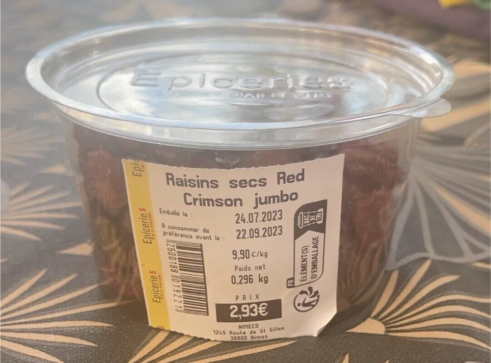 Raisins secs Red
