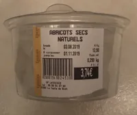 Abricots secs naturels