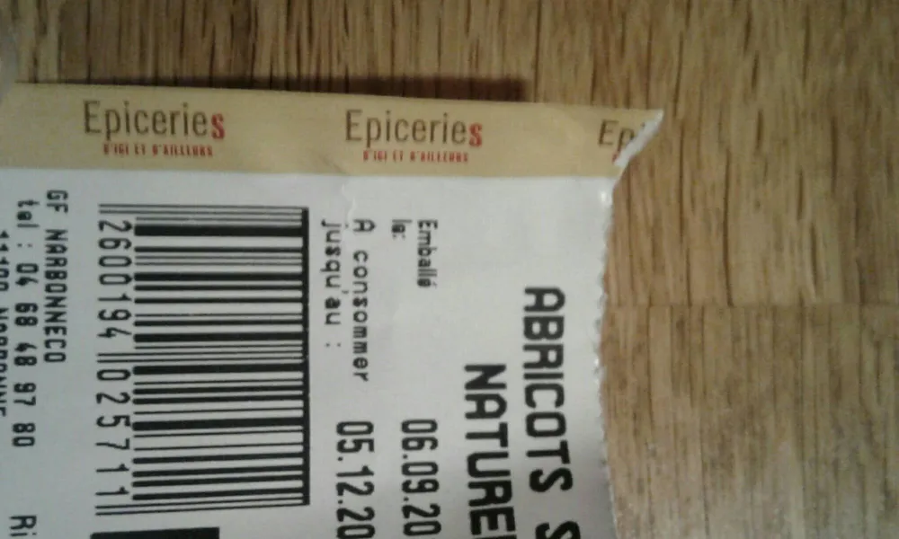 Abricots secs naturels