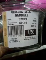 Abricots secs naturels