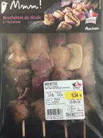 Brochette dinde a l'echalote
