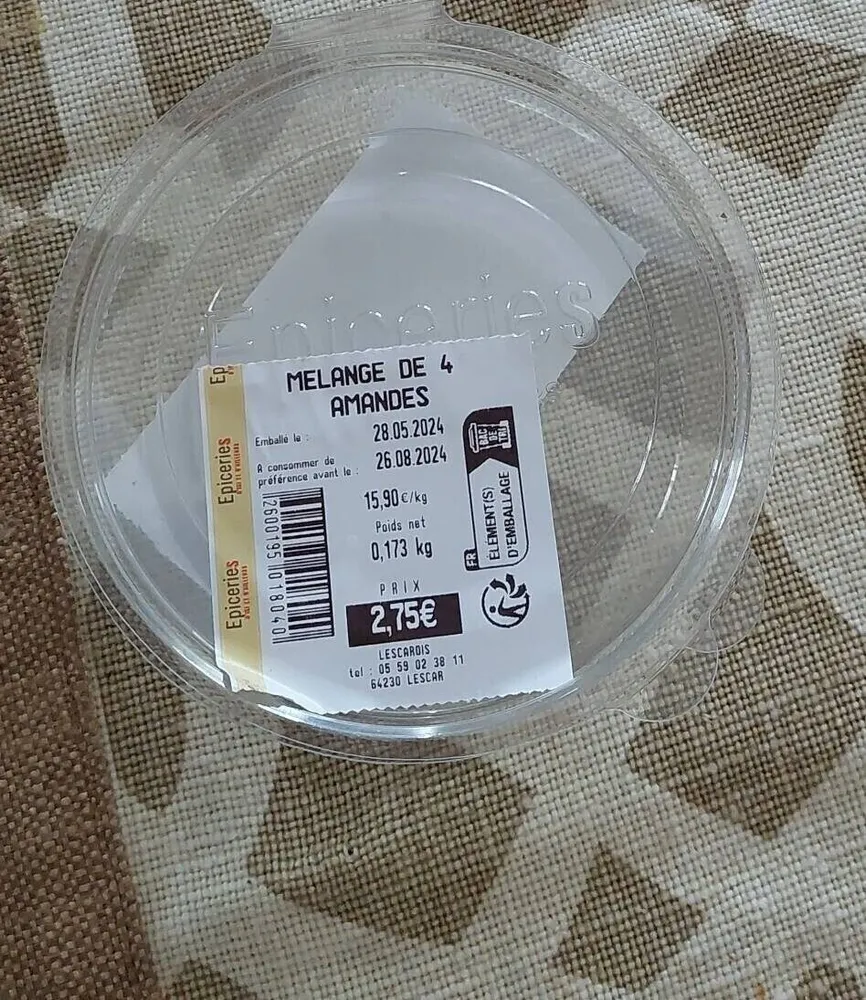 Mélange 4 amandes