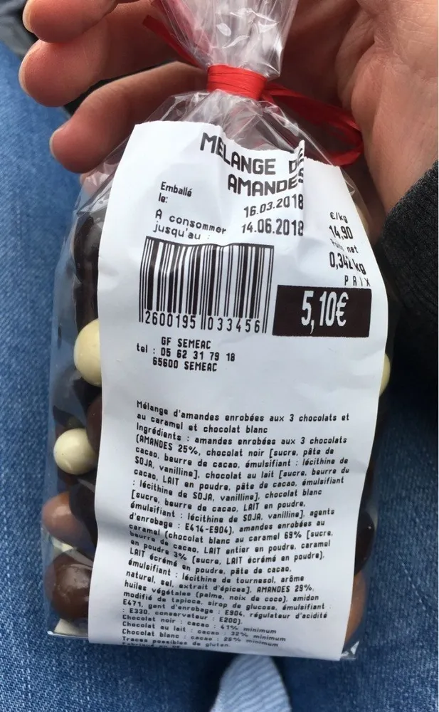 melange d'amandes
