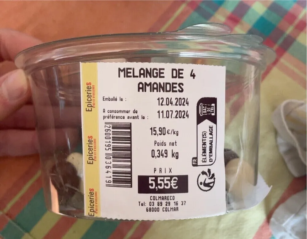 melange de 4 amandes