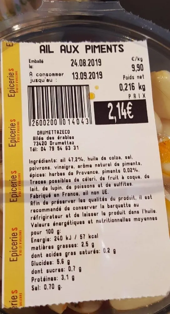 Ail aux piment