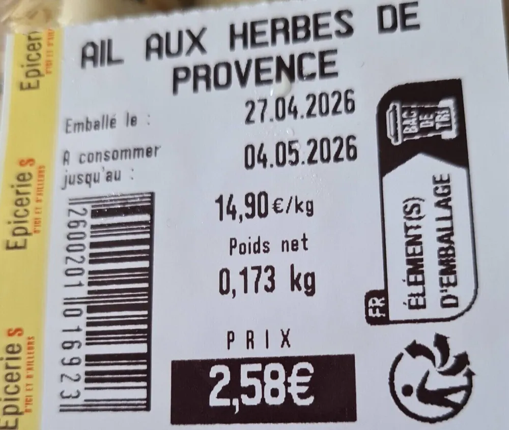 Ail aux herbes de Provence