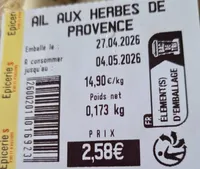 Ail aux herbes de Provence