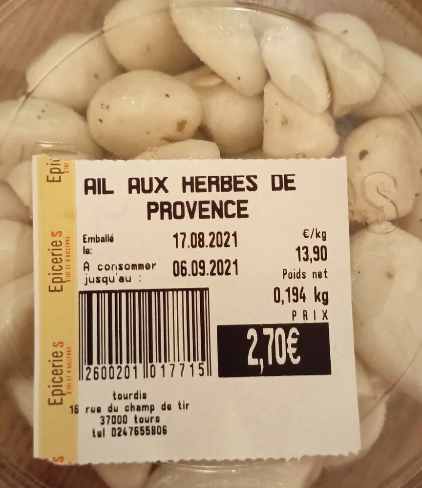 Ail aux herbes de Provence