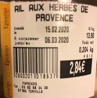 Ail aux herbes de Provence