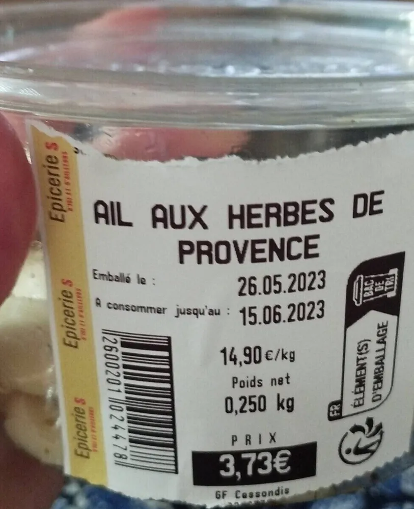 Ail aux herbes de Provence