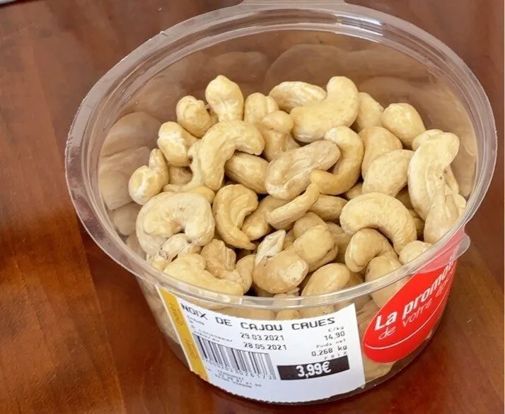 Noix de cajou crues