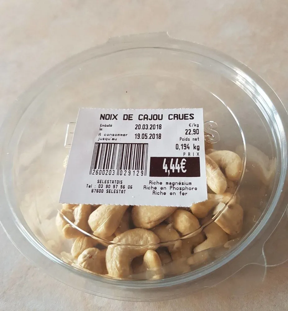 Noix de Cajou crues
