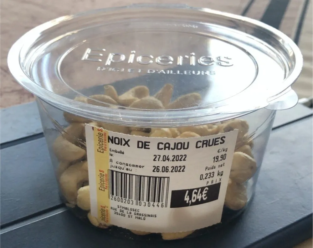 Noix de Cajou Crues