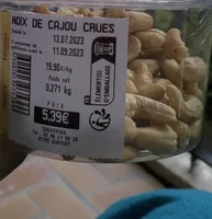 Noix de cajou crues