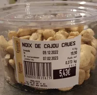 NOIX DE CAJOU CRUES